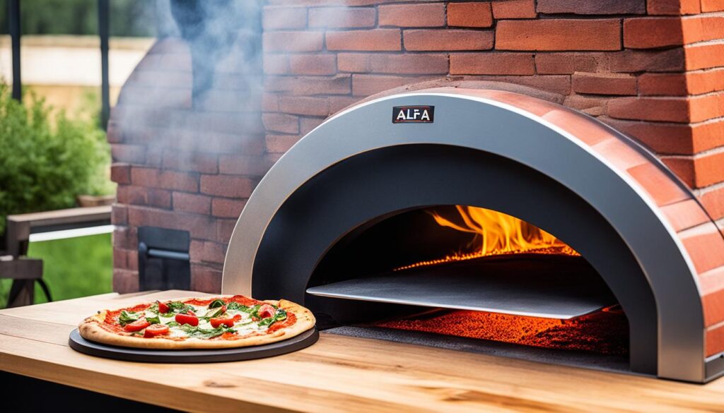 Alfa Nano wood-fired pizza oven