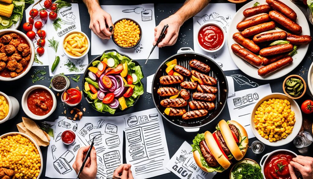 BBQ party menu planning