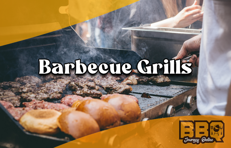 Bbq grills on a grill with the words barbecue grills.