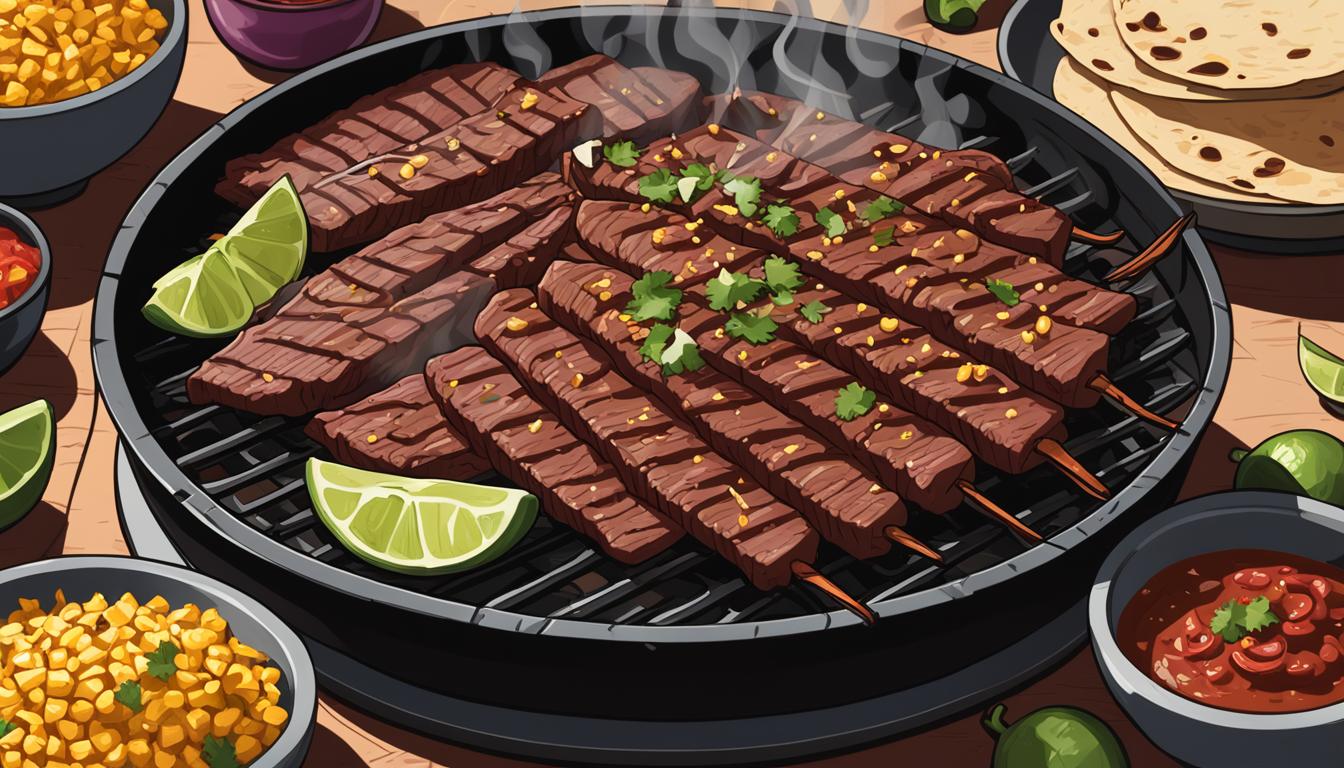 Sizzling Street-Style Carne Asada Tacos on the Grill