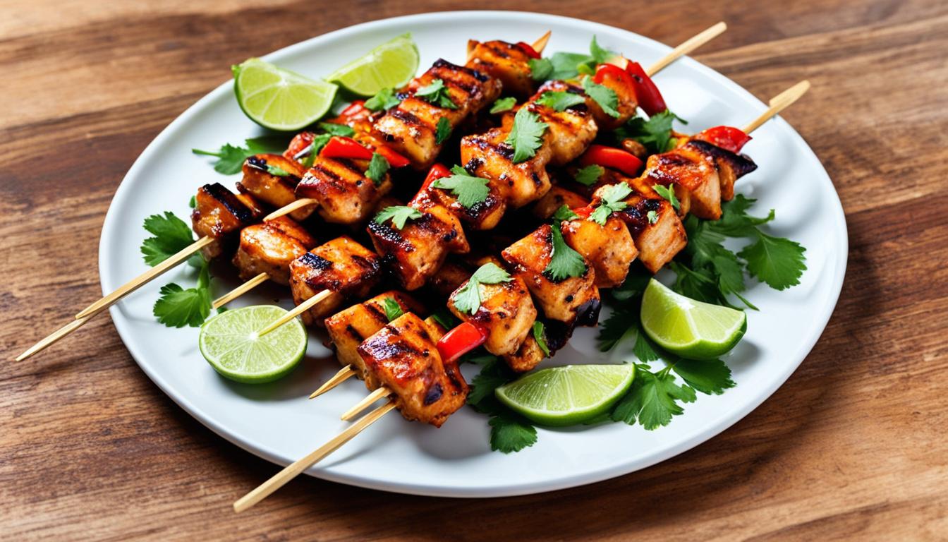 Zesty Chili Lime Chicken Skewers for Your Grill Mastering Session