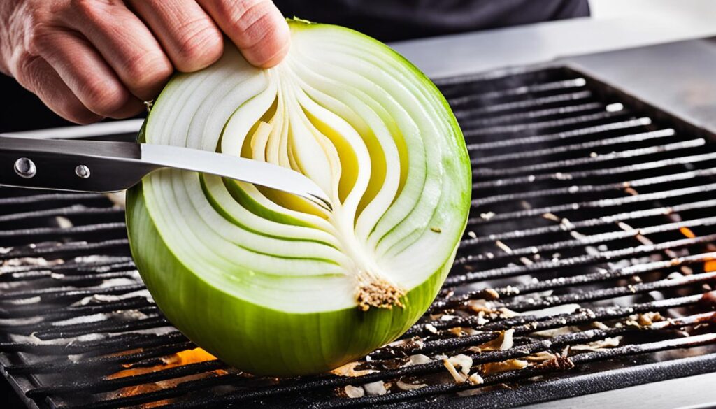 Grill Cleaning Onion