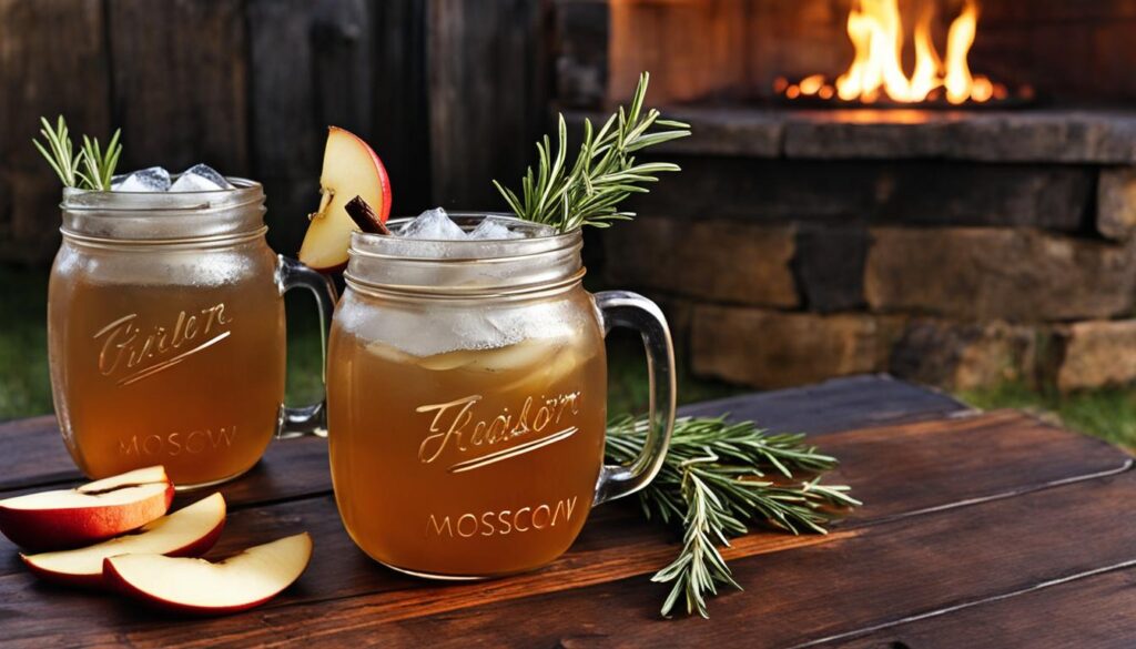 Grilled Apple Cider Moscow Mule