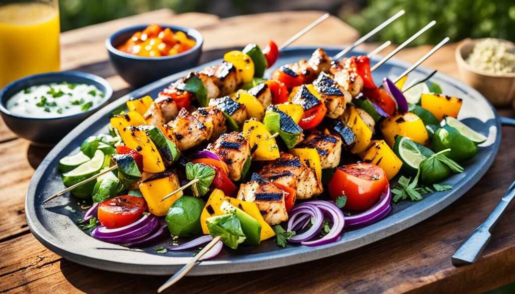 Grilled Chicken Skewers