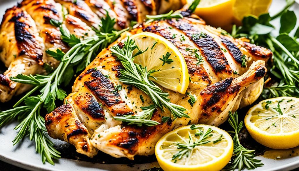 Grilled Lemon Herb Chicken