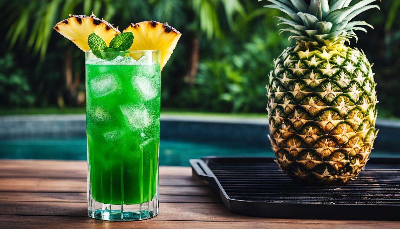 Grilled Pineapple Mojito