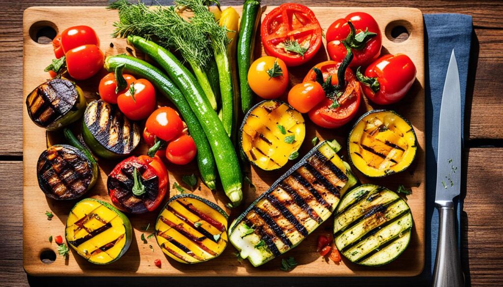 Grilled vegetables