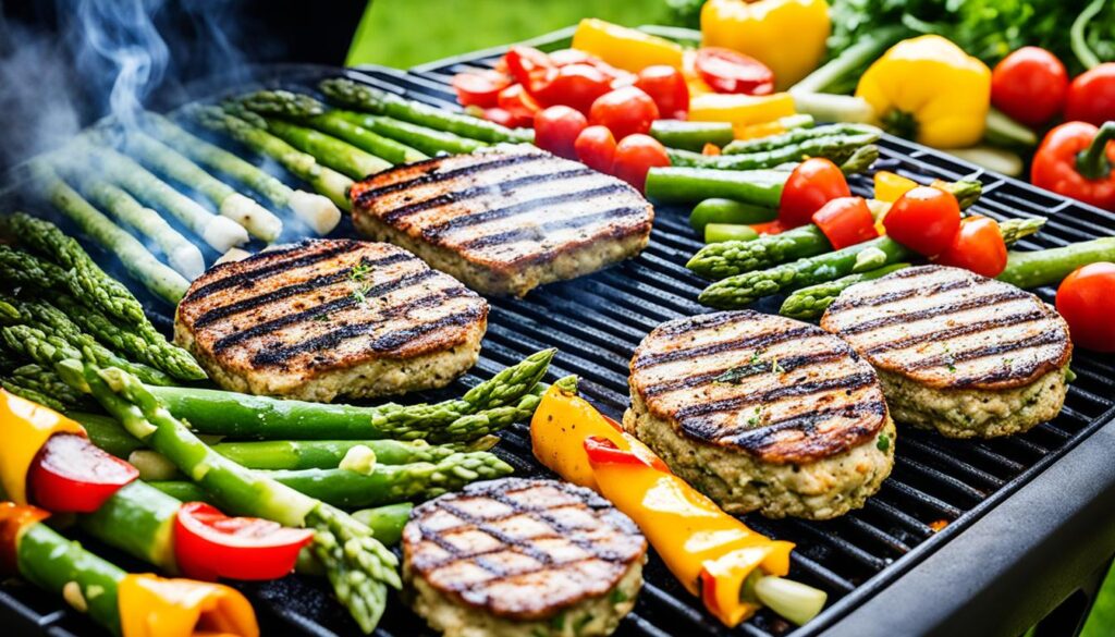 Grilling frozen veggie burgers