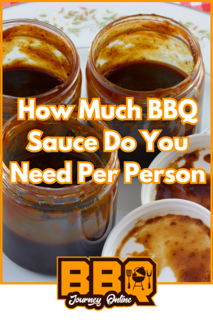 Sauce Quantity for BBQ Sauce Consumption per Person.