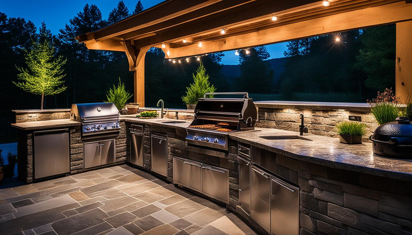 Outdoor Kitchen Lighting