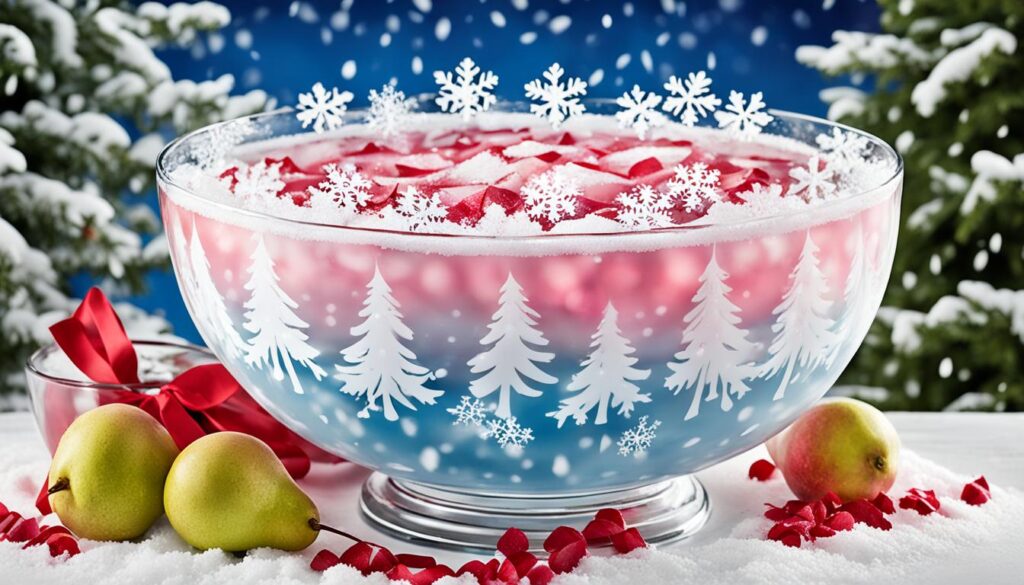 Pear & rose punch