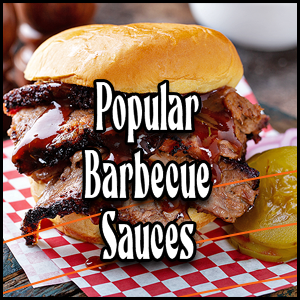 Popular barbecue sauces.