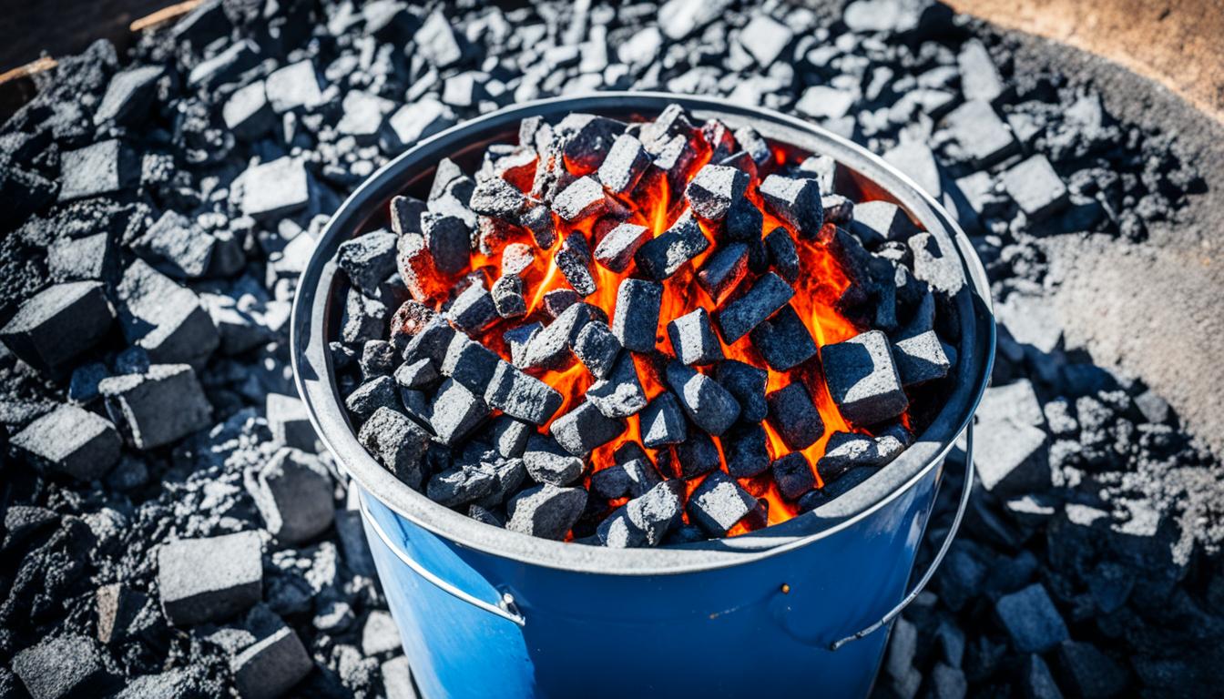 Safely Dispose of Hot Coals