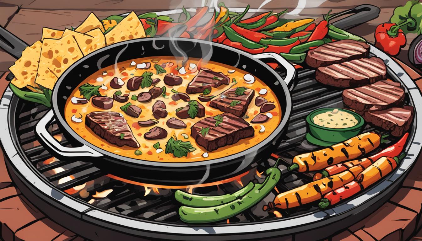 Savor the BBQ Smoky Delight of Queso Fundido Fiesta