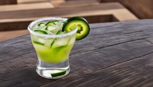 Smoky Cucumber Jalapeño Margarita