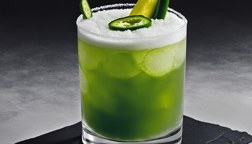 Smoky Cucumber Jalapeño Margarita Image