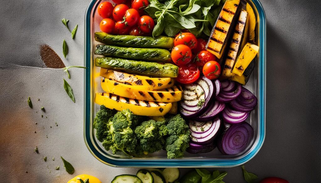 Storing Grilled Vegetables