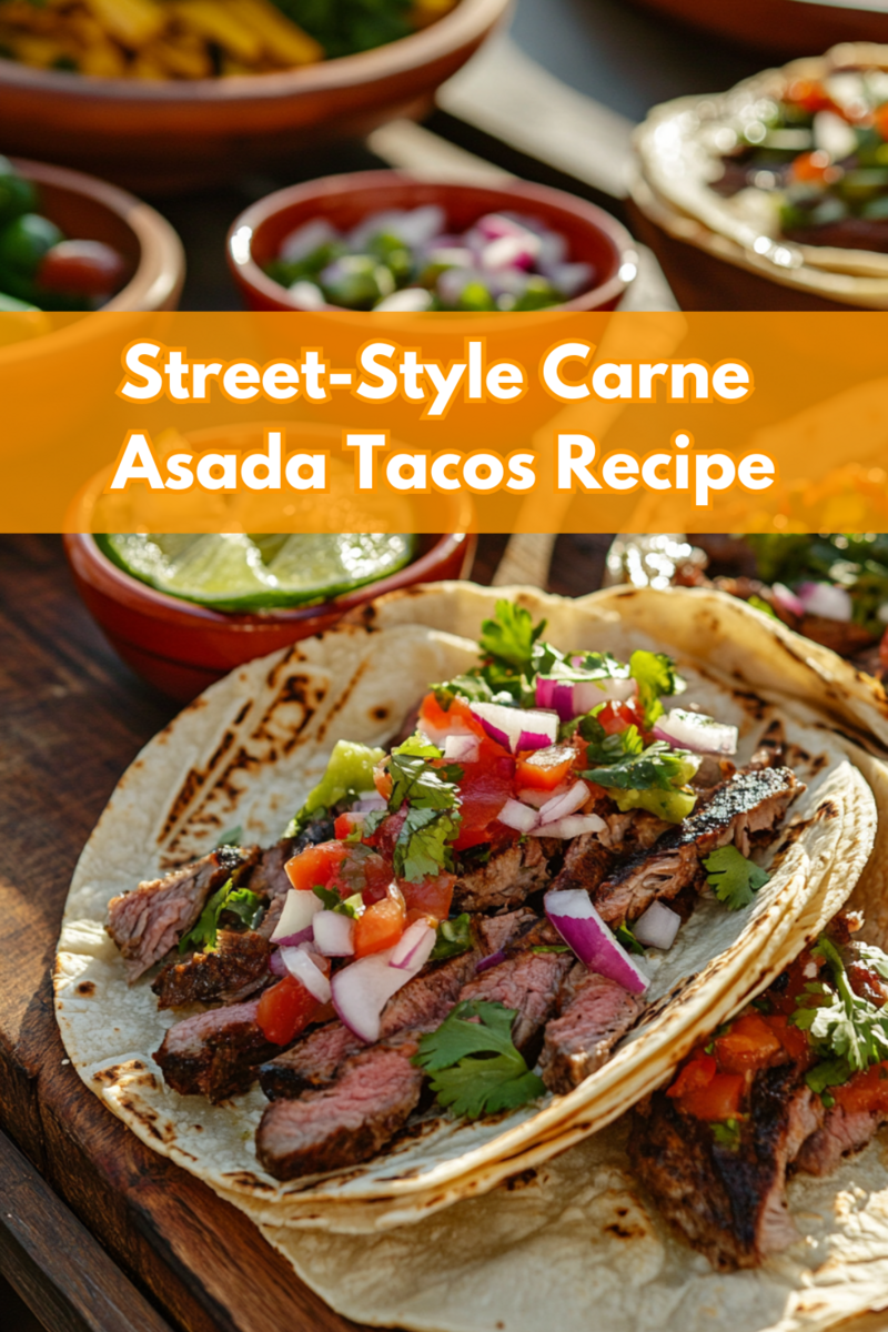 You are currently viewing Sizzling Street-Style Carne Asada Tacos Recipe for the Grill