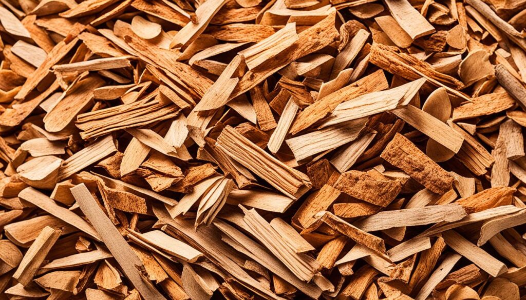 Wood chips for smoking