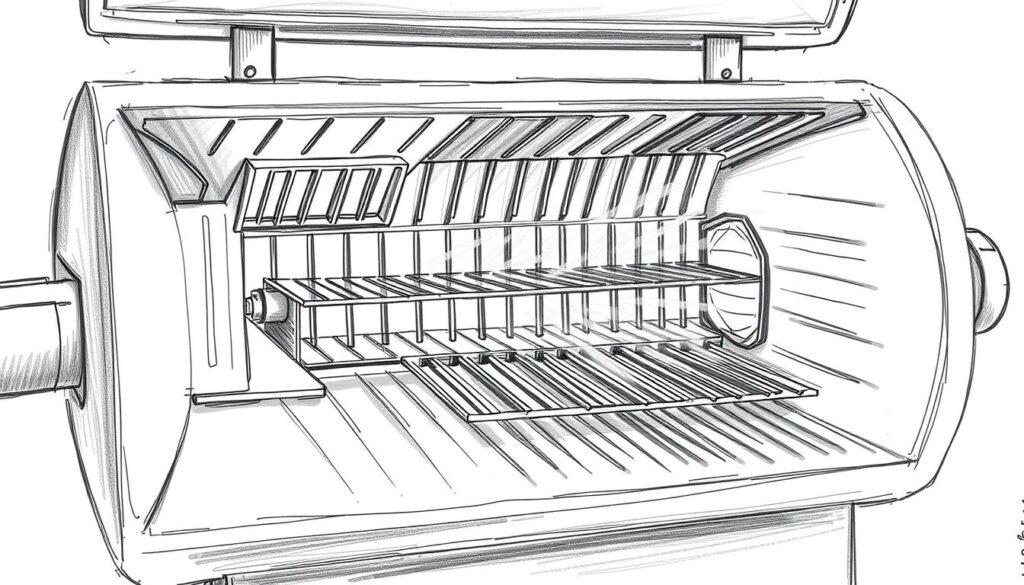 airflow systems in charcoal grills