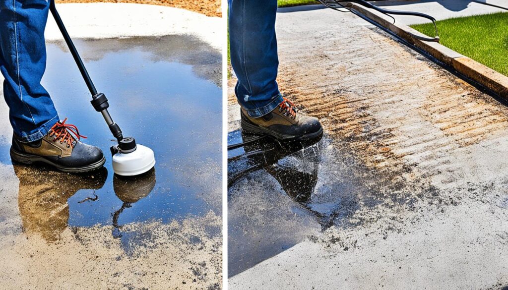 best way to clean concrete