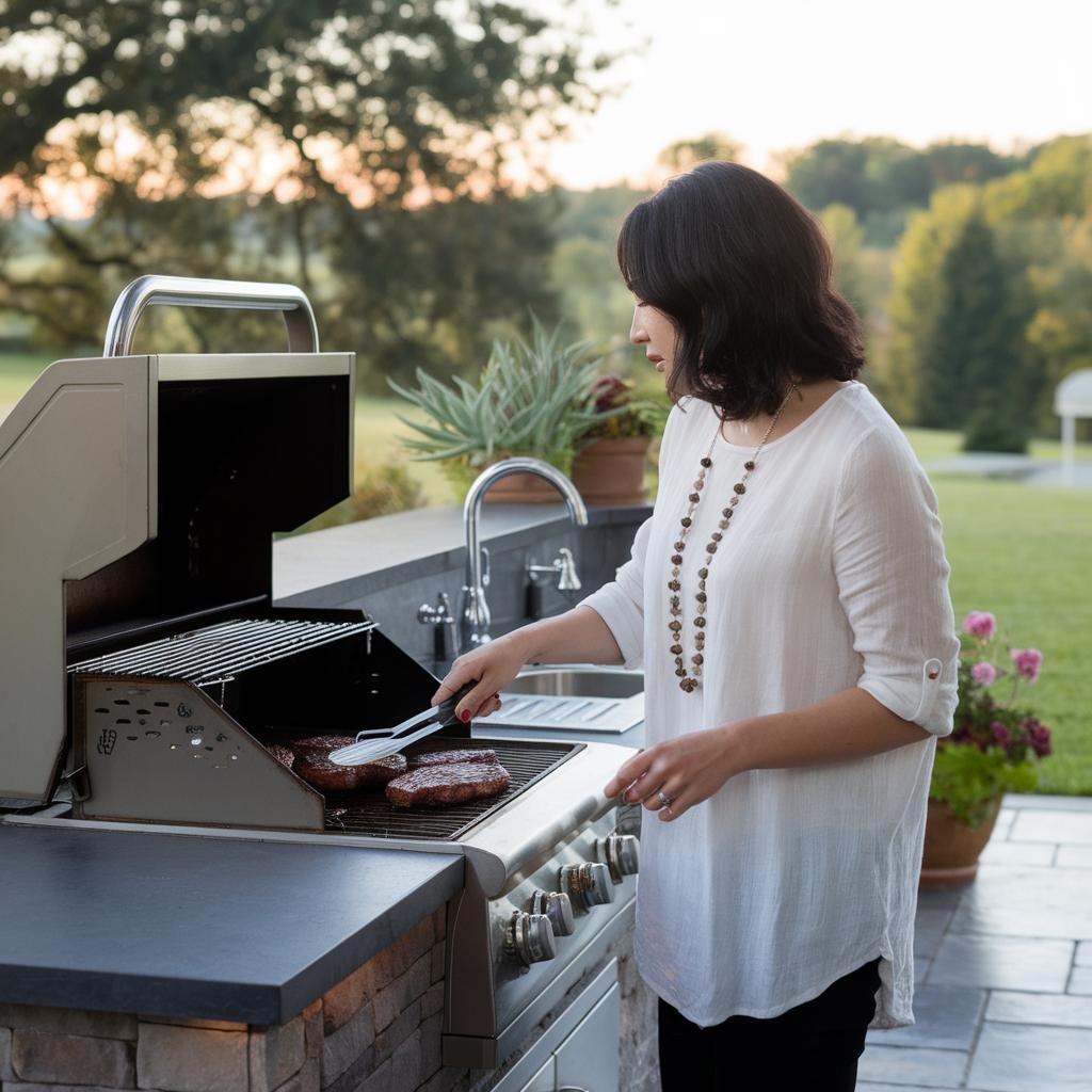 You are currently viewing Elevate Your Outdoor Kitchen: Built-In Grill Design Ideas