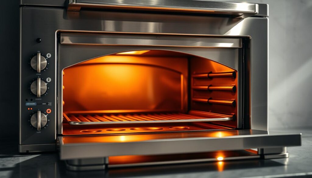 gas pizza oven preheating