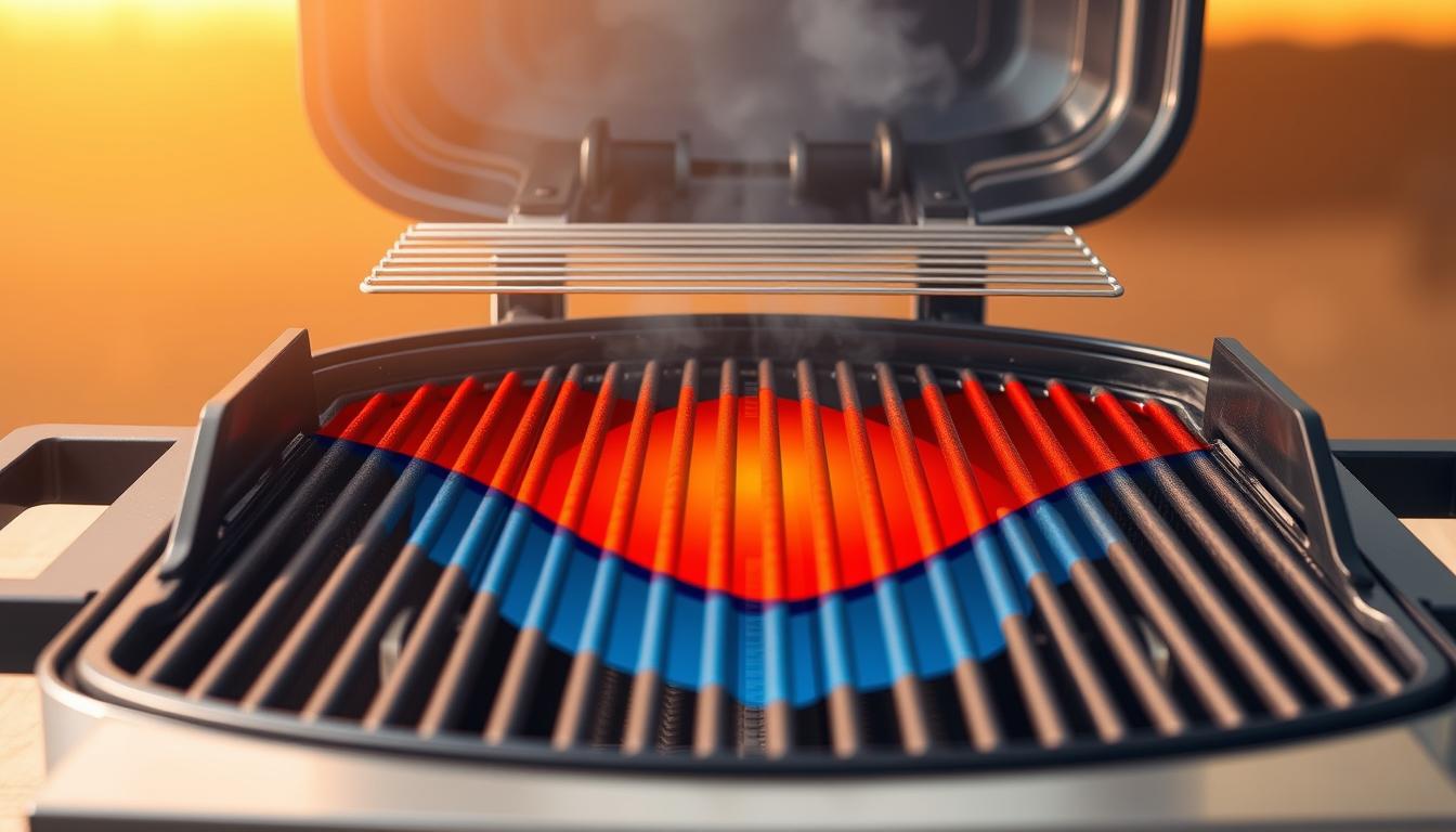 grill temperature zones