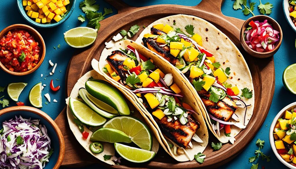 grilled fish taco toppings