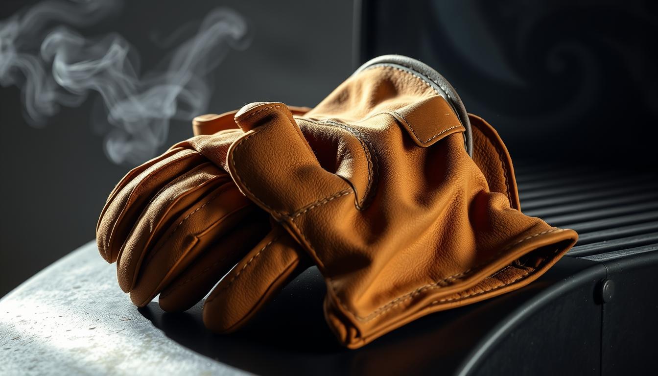 heat resistant welding gloves