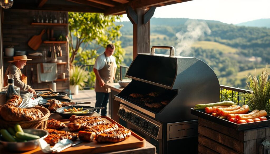 indirect heat cooking