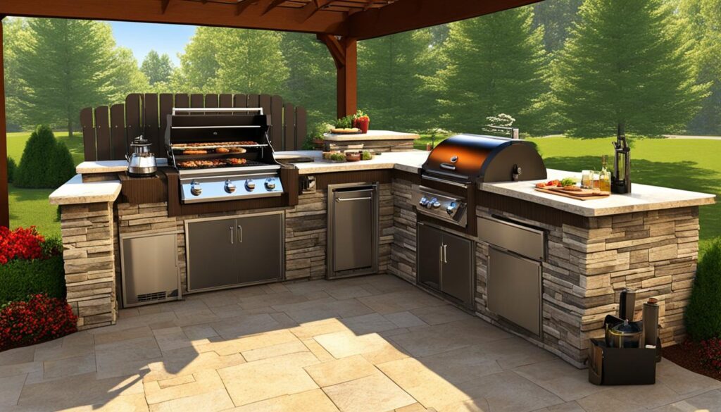 outdoor kitchen cooking accessories