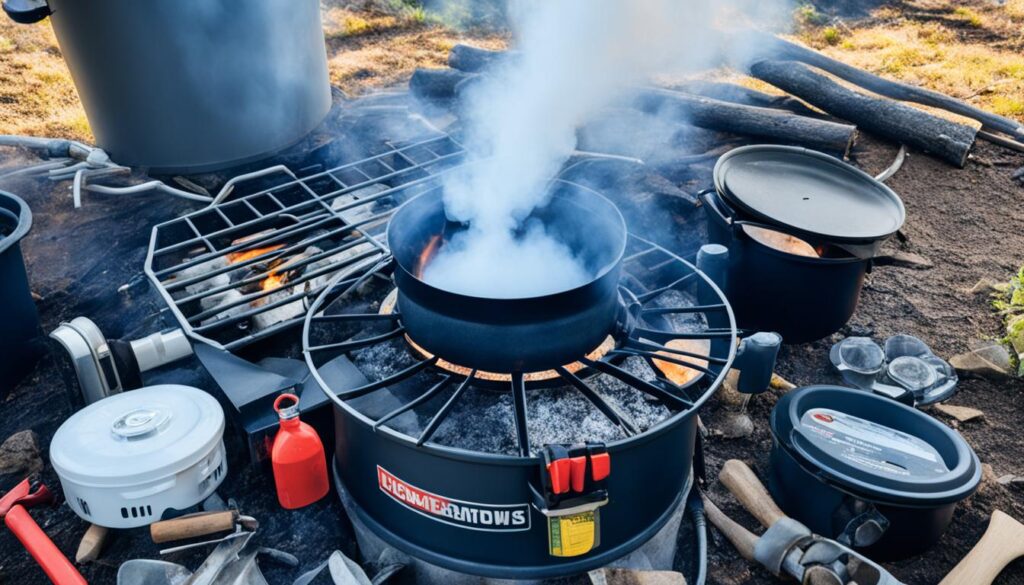 outdoor stove repair