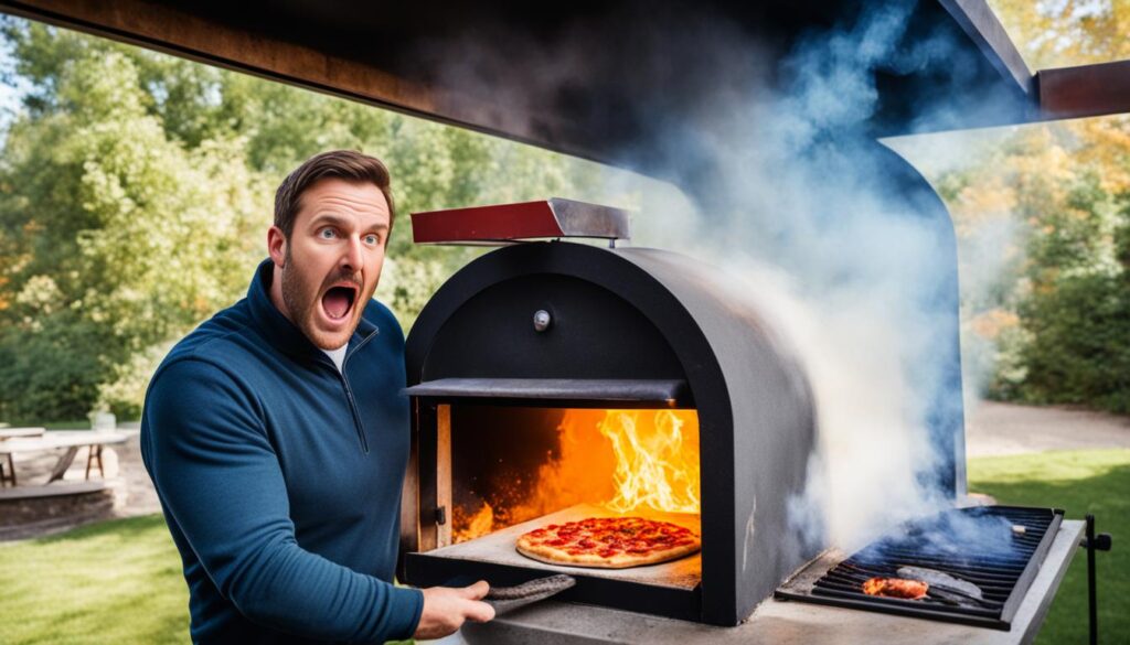 pizza oven won't stay lit