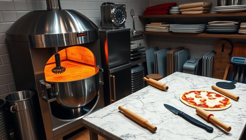 pizzeria-style pizza equipment
