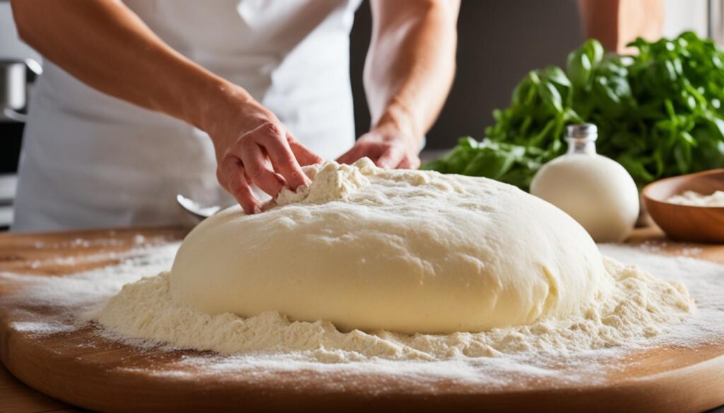 preparing and storing pizza dough