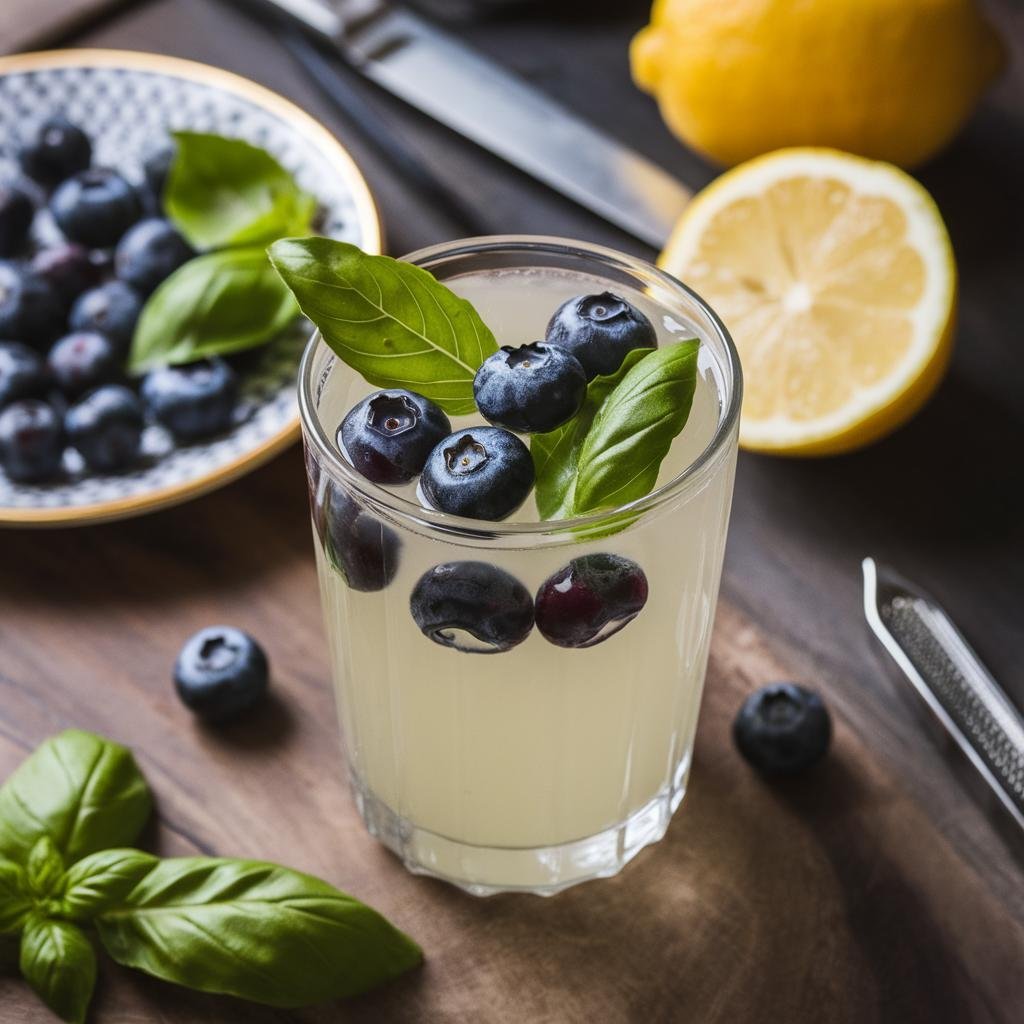 Smoked Blueberry Basil Lemonade Recipe Refresh