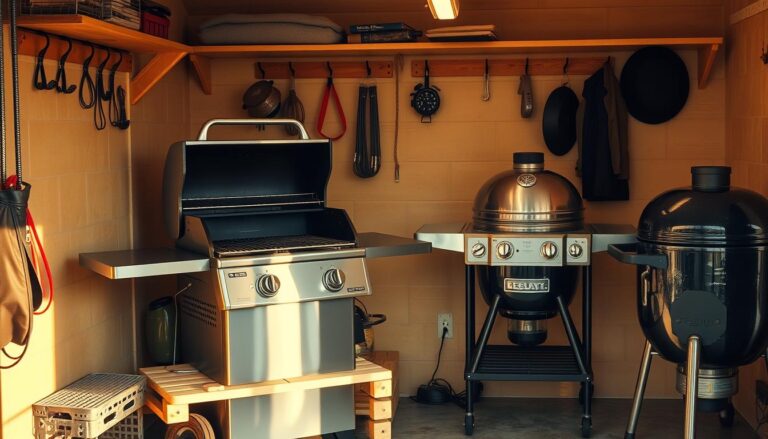 store your grill and smoker