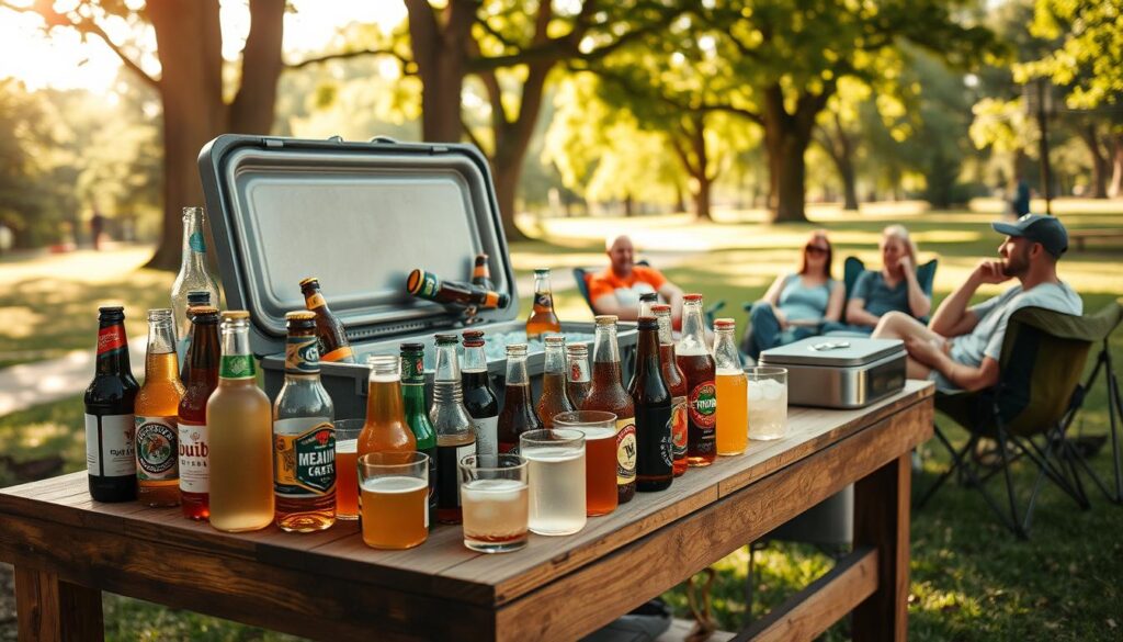 tailgating beverage station