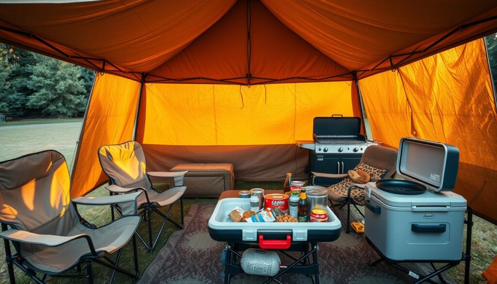 tailgating comfort and shelter equipment