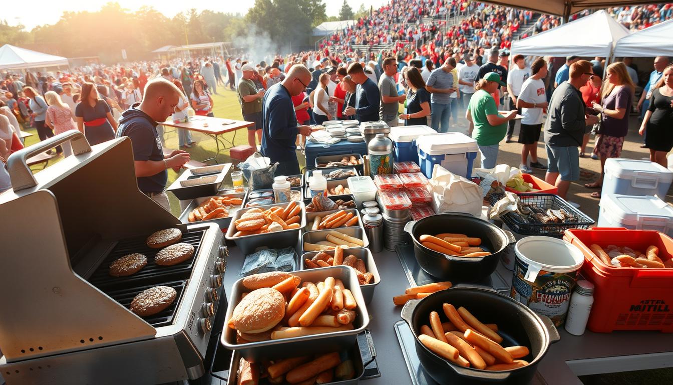 tailgating food preparation