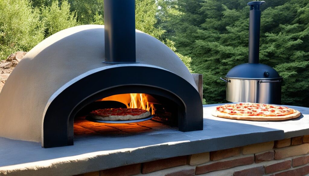 wood fired pizza oven